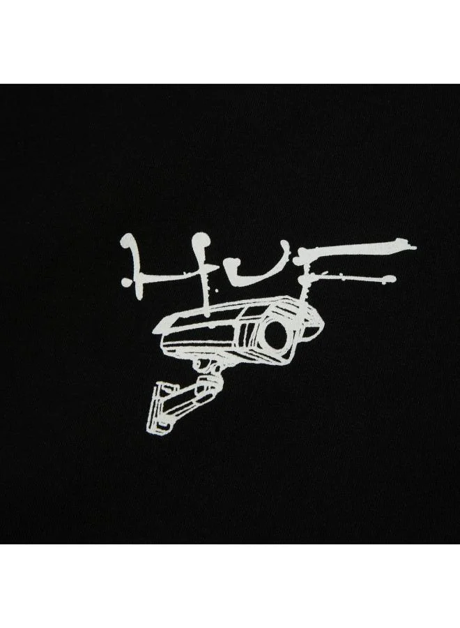 Huf Black Interzone SS Tee for Men | Best Price UAE