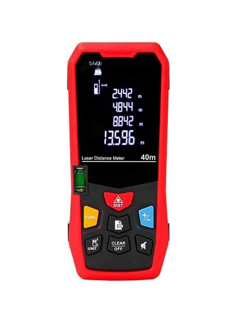 Handheld Laser Distance Measurer – Compact Digital Range Finder – Up to 40M Precision – Portable and Easy to Use - Image 1