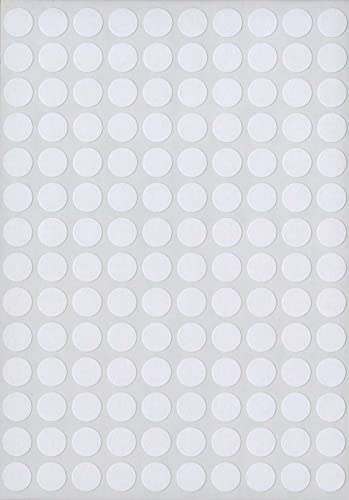 MACO White Round Multi-Purpose Labels, 5/16 Inches in Diameter, 1000 Per Box (MR-505) - Image 1