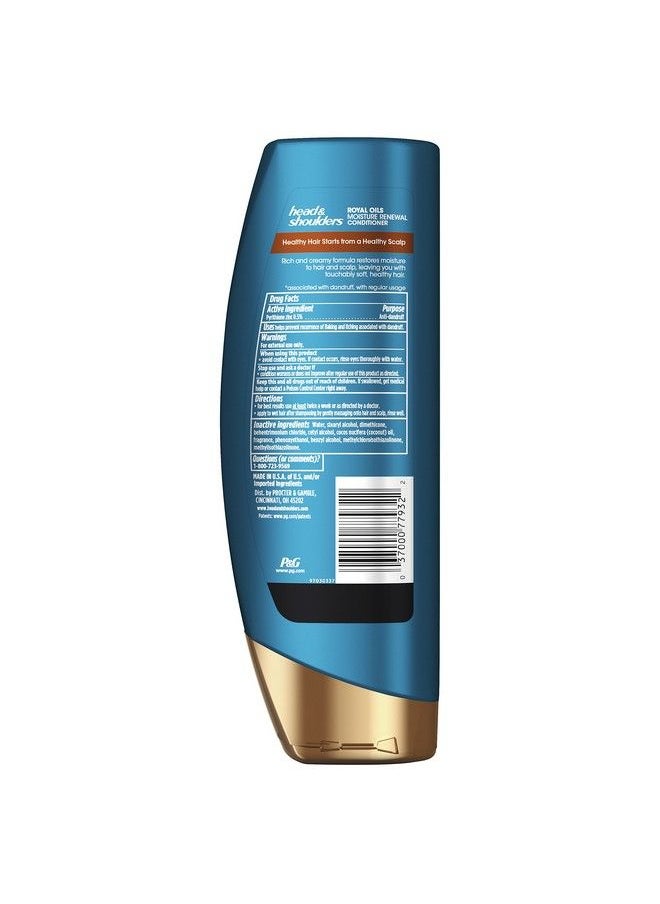 Head & Shoulders Head And Shoulders Conditioner Moisture Renewal Anti Dandruff Treatment And Scalp Care Royal Oils Collection With Coconut Oil For Natural And Curly Hair 13.5 Fl Oz(Packaging May Vary)  - Image 2