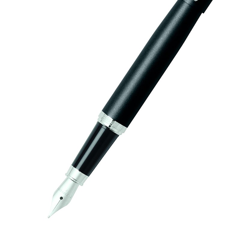 SHEAFFER Pen Sheaffer Vfm E9405 Matte Black With Chrome Plated Trims Medium Fp - Image 3