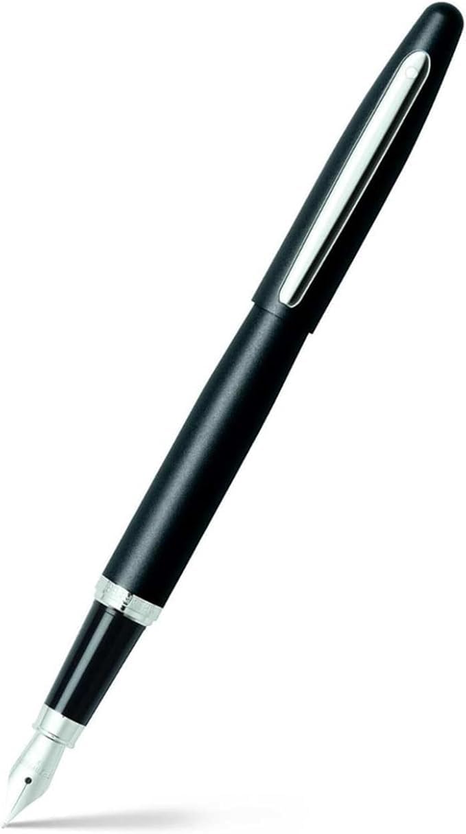 SHEAFFER Pen Sheaffer Vfm E9405 Matte Black With Chrome Plated Trims Medium Fp - Image 4