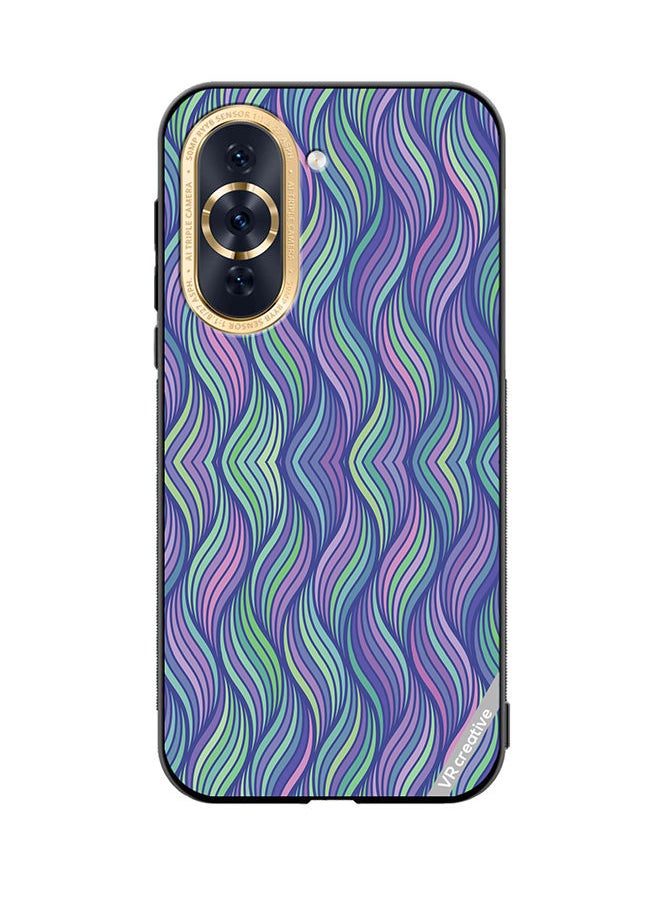 Protective Case Cover For Huawei Nova 10 Pro Strips Design Multicolour