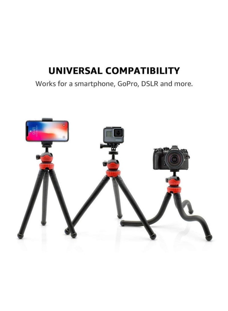 ELTRAZONE Flexible Gorillapod Tripod with 360° Rotating Ball Head Tripod for All DSLR Cameras(Max Load 1.5 kgs) & Mobile Phones + Free Heavy Duty Mobile Holder  - Image 5
