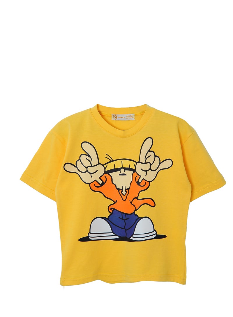 تيشيرت أولادي مطبوع 250107