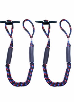 Generic 2Pcs Boat Dock Line, Bungee Cords for Boats, Boating Gifts Men, Accessories, Pontoon Perfect Jet Ski, SeaDoo, Yamaha WaveRunner, Kayak, (4 Feet)  - Image 1