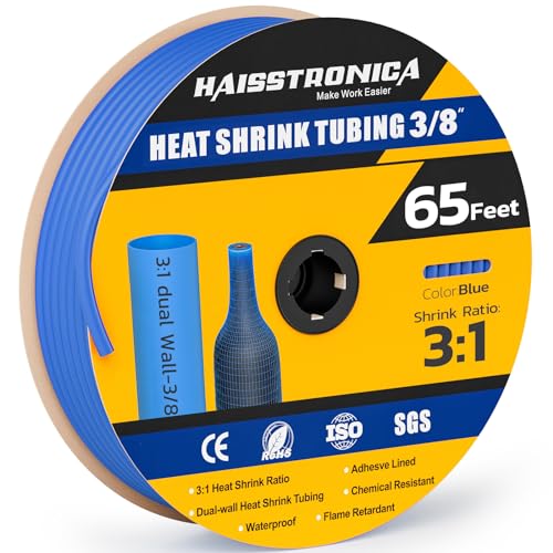 haisstronica haisstronica 3:1 Heat Shrink Tubing, Shrink Ratio Adhesive Lined Marine Grade Heat Shrink Tube for Home, Automotive and  - Image 2
