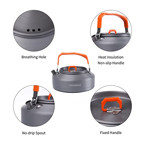 Fire-Maple Feast T3 Camping Kettle | 0.8 Liter Lightweight | Portable Teapot Aluminum for hiking camping - Image 2