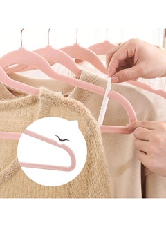 50 Pieces Non-Slip Velvet 360-Degree Rotating Clothes Hanger Set Pink - pzsku/Z5DA05CCE7B27863864D2Z/45/_/1735013279/46e8bcf6-28bf-459a-81a9-2cd432711812