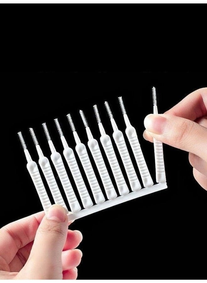 50pcs Mini Phone Cleaning Brush Set, Anti-Clogging Nylon Cleaner for Phone Speaker and Receiver, Multifunctional Cleaning Tool Compatible with AirPods and Keyboard - Image 5