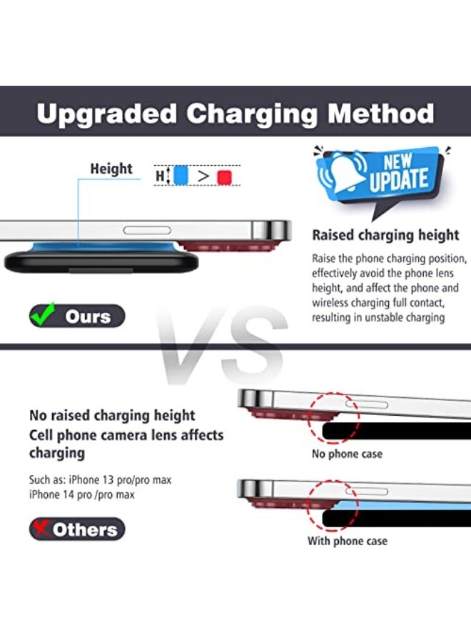 NIBEMINENT Magnetic Wireless Charger for iPhone: Fodable 3 in 1 Charging Station for Multiple Apple Devices - Travel Charging Pad Dock for Apple Watch iPhone 16 15 14 13 12 Pro Max Plus & Airpod  - Image 5