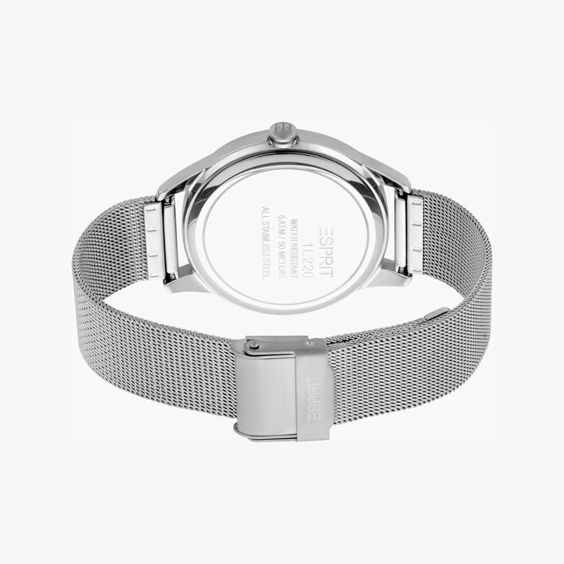 ESPRIT Women's Silver Stainless Steel Watch, Silver Dial|ES1L220M0015 - Image 3