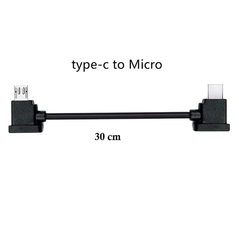amiciCare كابل طائرة، كابل USB نوع C OTG لطائرة DJI Mavic Mini 1، أسود - Image 3