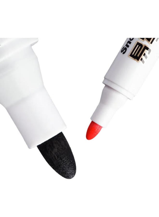 Snowhite Whiteboard Markers Easy To Erase Office Marker Pen Meeting Pen Black 10Pcs/Box Wb-568 - Image 1