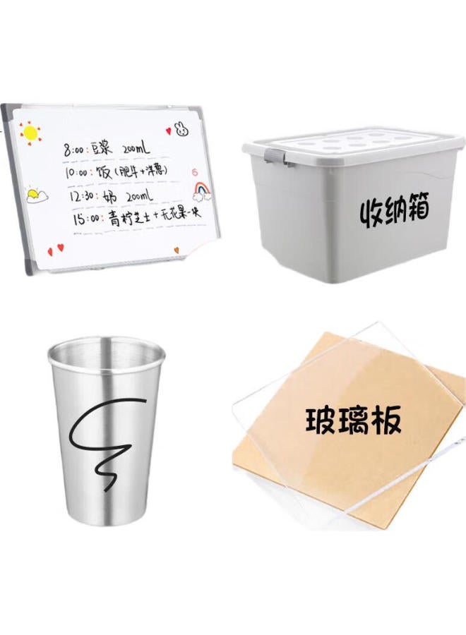Snowhite Whiteboard Markers Easy To Erase Office Marker Pen Meeting Pen Black 10Pcs/Box Wb-568 - Image 2