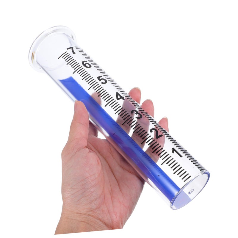 2pcs Clear Rain Gauge Measuring Tube for Accurate Outdoor Rainfall Measurement Garden Lawn - Image 5