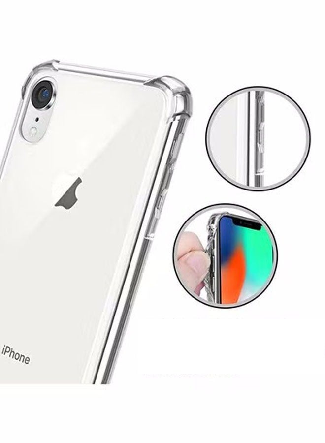 Theodor Clear Case with Shockproof Ultra Slim Fit Soft TPU Cover Shock Resistance Protective Back Bumper for iPhone XR Transparent - Image 3