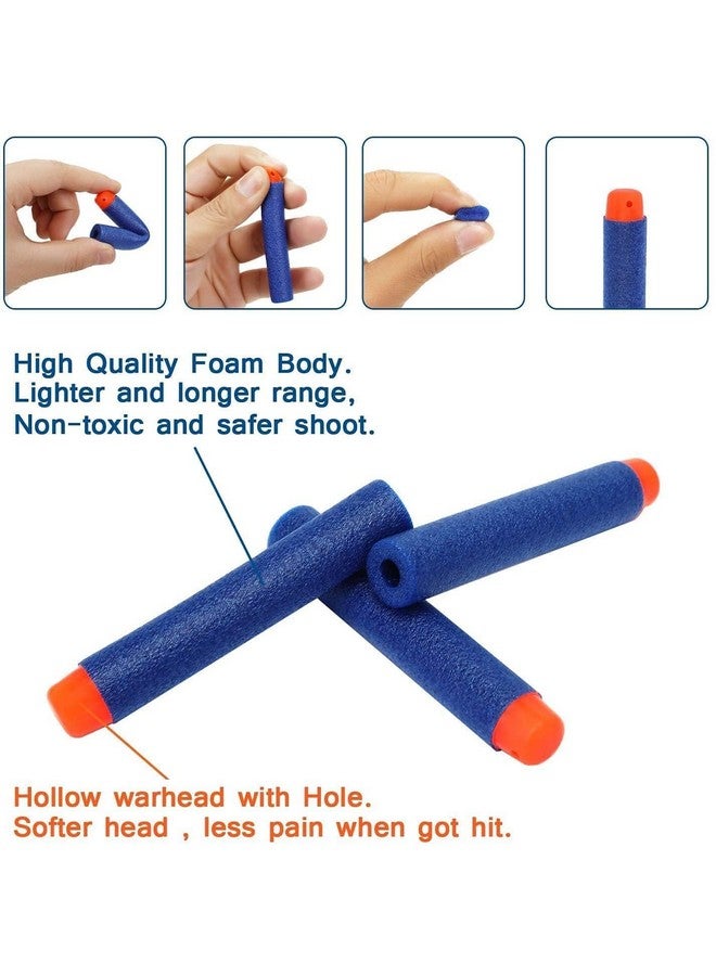 eS³kube Kid Plastic Foam Bullets Pack Compatible for N-Strike Elite Toy Guns (10) - Image 5