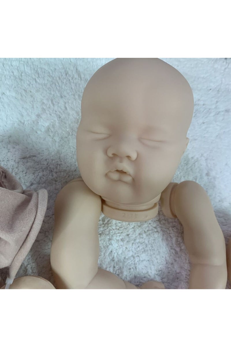 erorex 20inches doll kit with body NPK 20inch Reborn Doll Kit ASHIA Cute Sleeping Baby Lifelike Soft Touch - Image 3