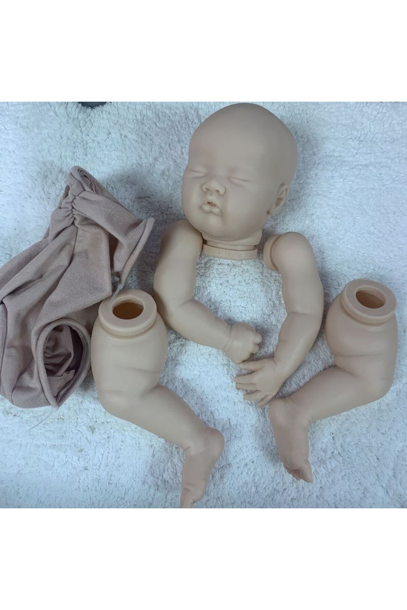 erorex 20inches doll kit with body NPK 20inch Reborn Doll Kit ASHIA Cute Sleeping Baby Lifelike Soft Touch - Image 2