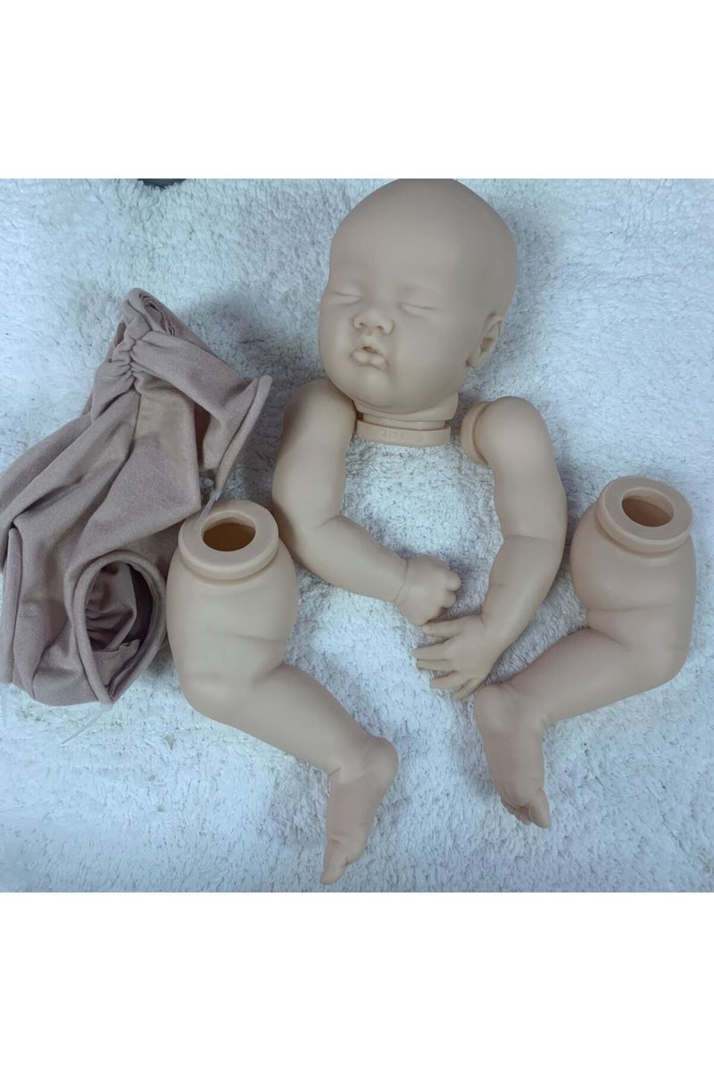 erorex 20inches doll kit with body NPK 20inch Reborn Doll Kit ASHIA Cute Sleeping Baby Lifelike Soft Touch - Image 5