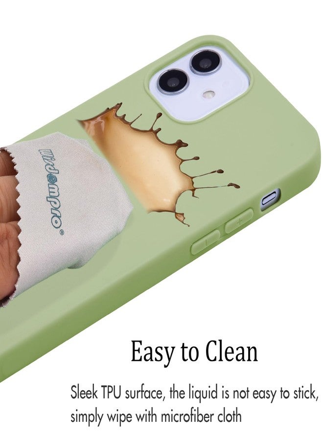 Wisdompro Case Bundle: 5 Extra Slim Soft TPU Gel Cases for iPhone 12 Pro & iPhone 12 (6.1 Inch) - Green, Light Blue, Pink, Yellow, Red - Image 4