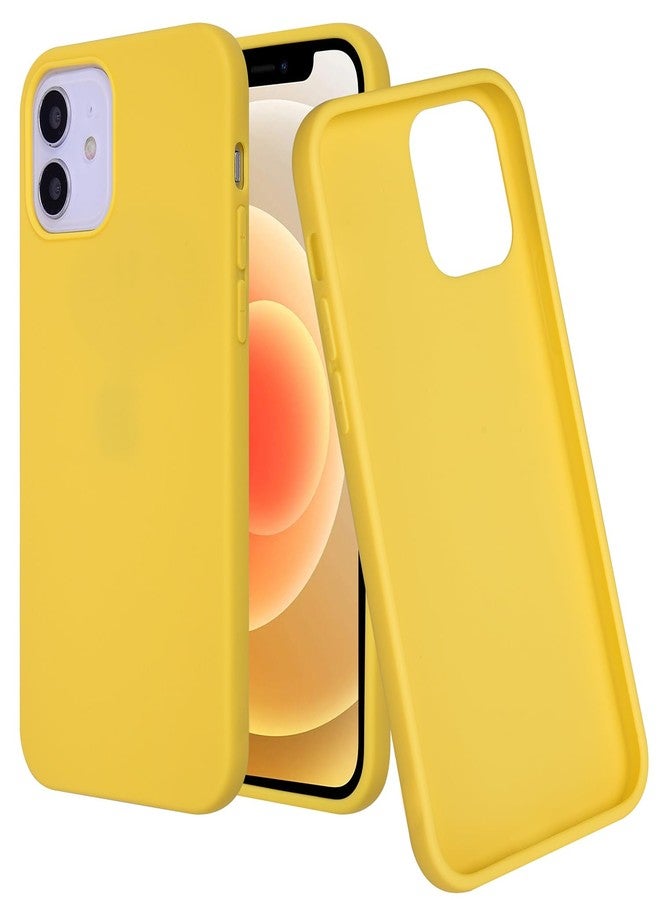 Wisdompro Case Bundle: 5 Extra Slim Soft TPU Gel Cases for iPhone 12 Pro & iPhone 12 (6.1 Inch) - Green, Light Blue, Pink, Yellow, Red - Image 3