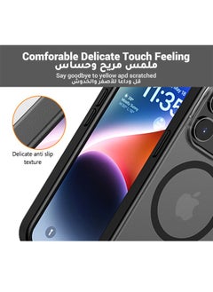 X-level iPhone 15 Pro Max Magsafe Case Supports Magnetic Wireless Charging【Shockproof Military-Grade Protection】Anti-Fingerprints Anti-Scratch, Slim Never Yellowing Magnetic iPhone 15 Pro Max Back Cover  - Image 4