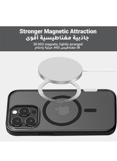 X-level iPhone 15 Pro Max Magsafe Case Supports Magnetic Wireless Charging【Shockproof Military-Grade Protection】Anti-Fingerprints Anti-Scratch, Slim Never Yellowing Magnetic iPhone 15 Pro Max Back Cover  - Image 3