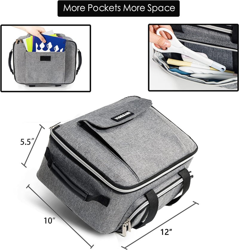 VIGEGARI Carrying Case Compatible with Cricut Joy, Easy Press Mini, Carrying Bag with Pockets for Cri cut Accessories, Cri cut Case - Image 3