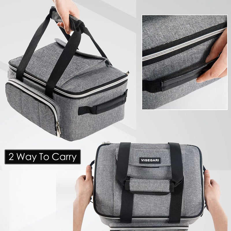 VIGEGARI Carrying Case Compatible with Cricut Joy, Easy Press Mini, Carrying Bag with Pockets for Cri cut Accessories, Cri cut Case - Image 4