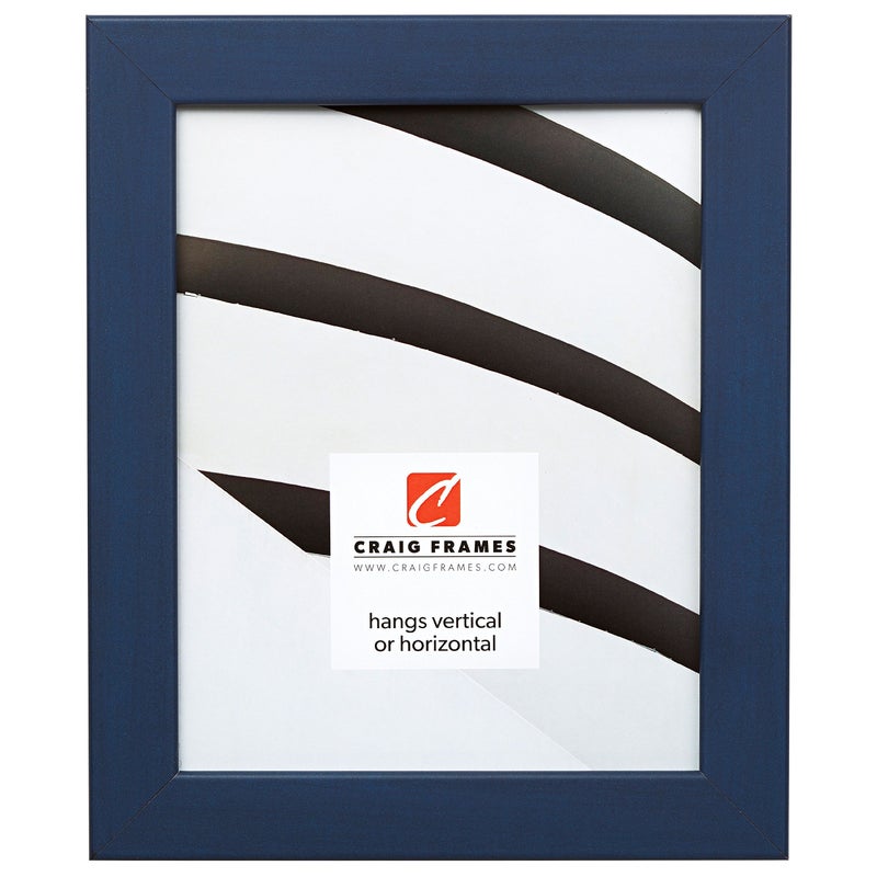 Craig Frames 26025 12 by 16Inch Picture Frame Smooth Wrap Finish 126Inch Wide Blue