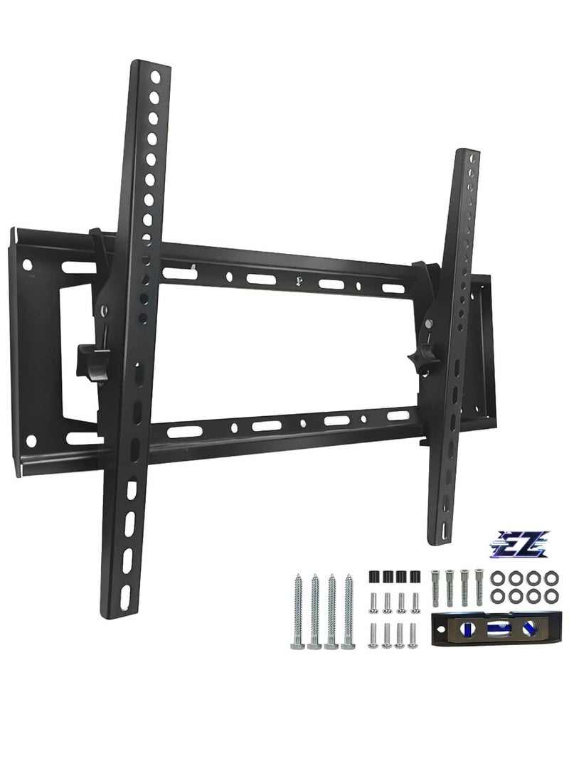 ELTRAZONE Adjustable, Tilting and Swivelling TV Wall Mount for Curved Flat TVs and Monitors VESA 400 x 600 Max (32-75 Inch) 45 kg Max TV Mount, Tilt, Swivel - Image 1