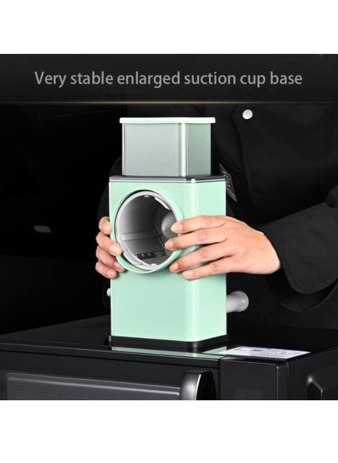 vege-cutter1x20 Multifunctional Vegetable Grater Fruit Vegetable Slicer Easy Clean 4 in 1 Adjustable Handheld Vegetable Slicer Spiral Drum Slicer Assorted, 1x20