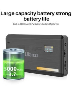 Ulanzi ULANZI VL200 Bi-Color LED Video Light, On-Camera Video Light, Type-C Rechargeable 5000mAh Mini Camera Light, 2500-9000K Ultra Bright Photo and Video Lighting, Fill Light, Potable Photography Lighting  - Image 3