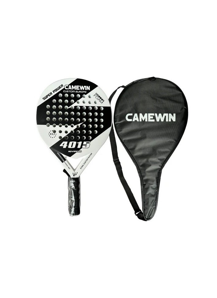 CAMEWIN Elite Paddle Racket with High Quality 4015 Diamond Shape Full Carbon Fiber Tennis Paddle Racket with Bag Cover  - Image 1