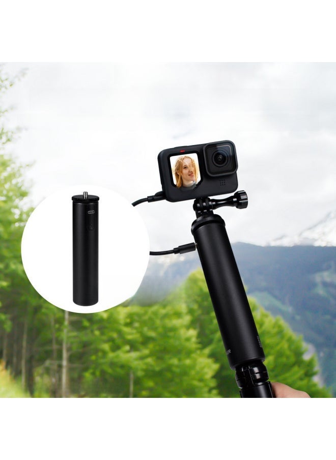 QiSYKER Aluminum Alloy Charging Handle For GoPro 11 DJI Action 3 Sports Camera Accessories-Color:Charging Handle - Image 2