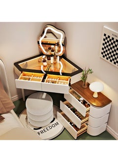 keke Elegant and Efficient Smart Dressing Table for Contemporary Living Spaces with LED Mirror  - Image 2