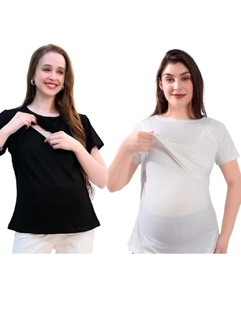 TUMMY TUMMY Double Layered Maternity Nursing Top