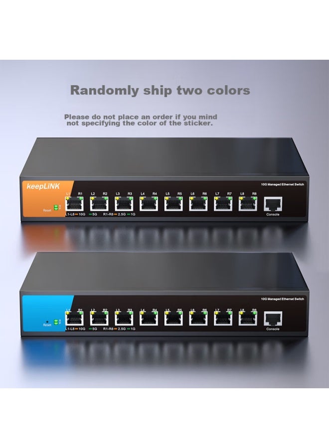 Keeplink 8xtm/ac Three-layer Managed 10 Gigabit Switch With 8 10 Gigabit Ethernet Ports - Image 3
