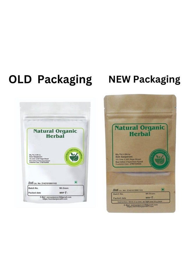 Natural Organic Herbal Khair Chhal Powder 200g-Naturally Clean-Strong Gums-Natural-No Mixing-_x0005_82@-With 50g Multani Mitti Powder - Image 2