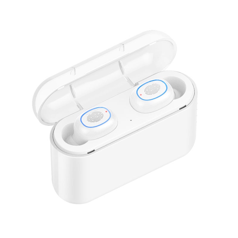 سماعة أذن A2 TWS لاسلكية تعمل بالبلوتوث 5.0 مع علبة شحن سعة 2600 مللي أمبير في الساعة أبيض - Image 5