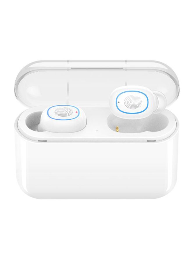 سماعة أذن A2 TWS لاسلكية تعمل بالبلوتوث 5.0 مع علبة شحن سعة 2600 مللي أمبير في الساعة أبيض - Image 1