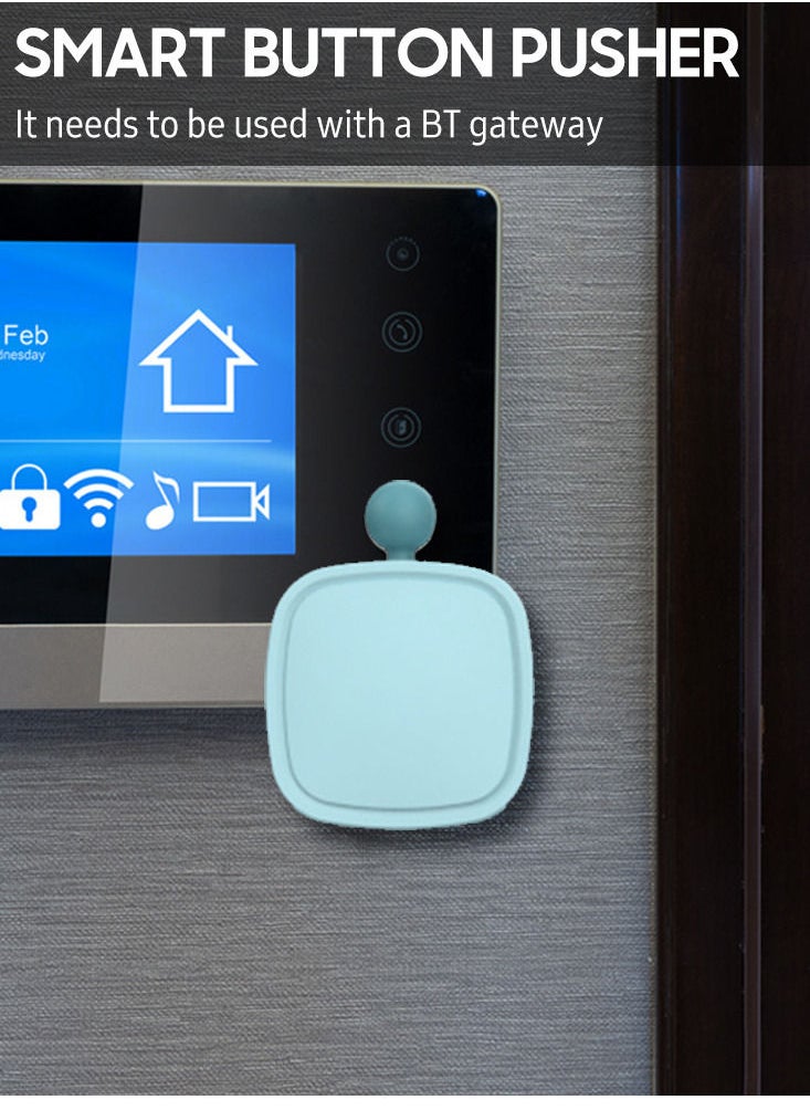 Generic - Mini BT Fingerbot Home Automation Controller APP Control Voice Control Schedule Timer Fingerbot Home Appliances Switch Pusher Smart Controller (BT Gateway Required) Blue - Image 1