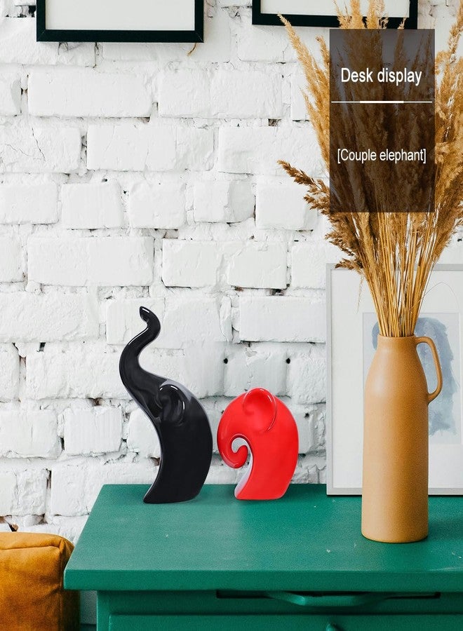 ECYC Originality Home Decoration Furnishing Animal Ornament Ceramics [ Elephant Lovers ] - Image 3