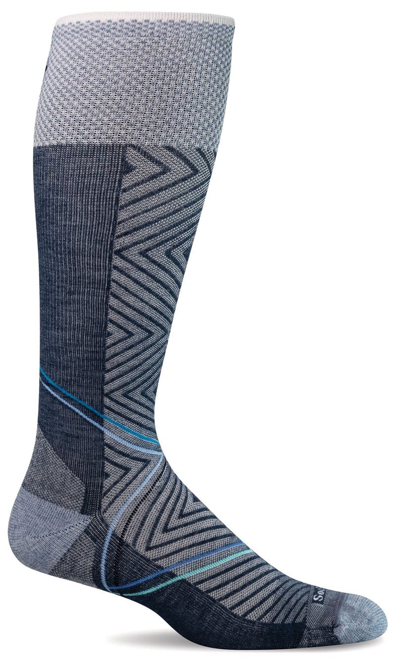 Sockwell Women's Pulse Knee High Firm Graduated Compression Socks, Denim - M/L - Image 1