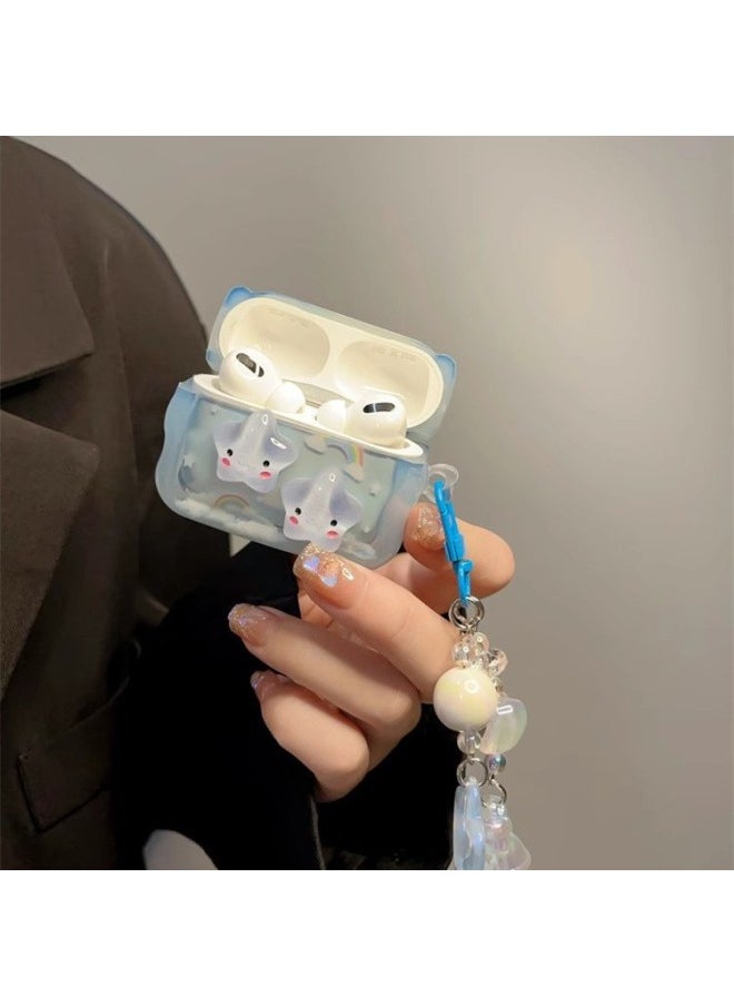 Generic - Ins Small Fresh Rainbow Stars Suitable For Airpods Pro Protective Case For Apple 3 Generation 2 Bluetooth Wireless Earphone Case-Color:Single Shell-Applicable Models:airpods Pro 2 - Image 1