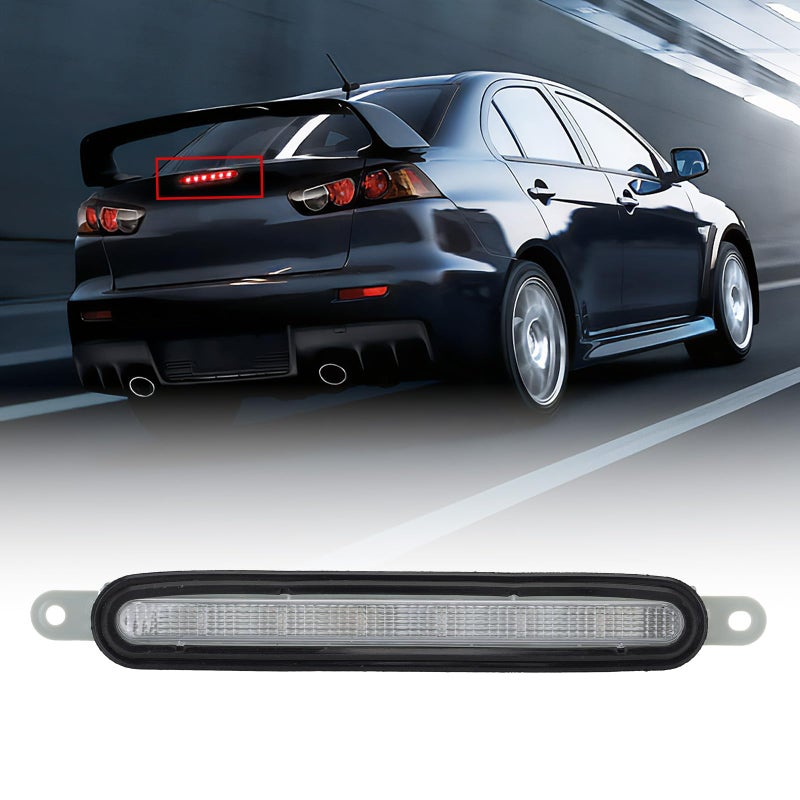 Clidr High Mount 3rd Brake Light for Mitsubishi LancerLancer EvoLancer EX 2008 2009 2010 2011 2012 2013 2014 2015 2016