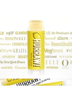 Hurraw! Lemon Lip Balm 2 Pack: Organic Certified Vegan Cruelty and Gluten Free NonGMO 100% Natural Ingredients Bee Shea Soy and Palm Free Made in USA  - Image 5