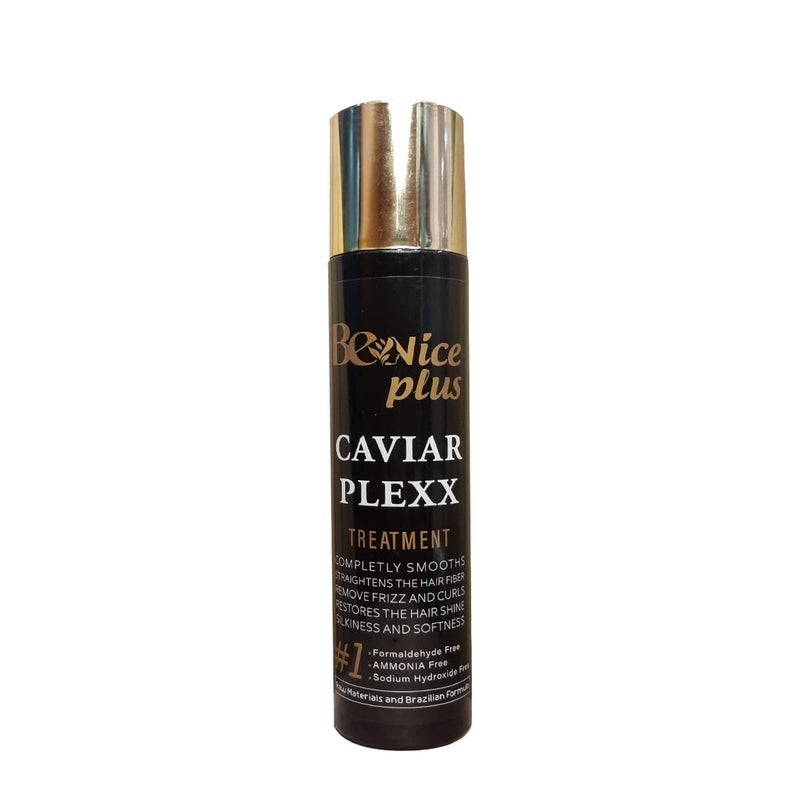 BeNice Plus Caviar Plexx Hair Treatment Formaldehyde-Free, Smoothing and Anti-Frizz Formula